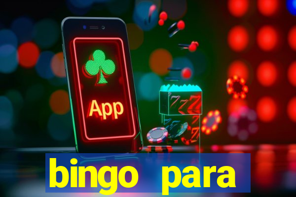 bingo para despedida de solteira para imprimir